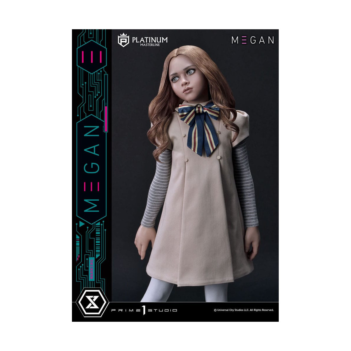Prime 1 Studio - M3GAN - Megan Bonus Ver. Platino Masterline Serie 1/3