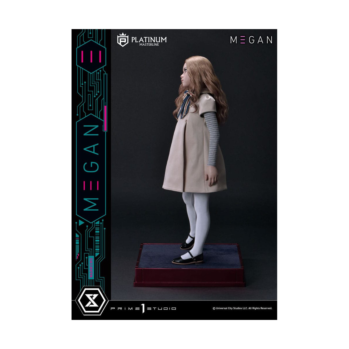 Prime 1 Studio - M3GAN - Megan Bonus Ver. Platino Masterline Serie 1/3