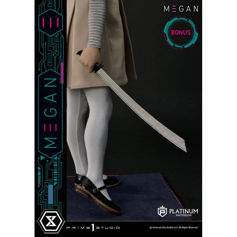 Prime 1 Studio - M3GAN - Megan Bonus Ver. Platino Masterline Serie 1/3