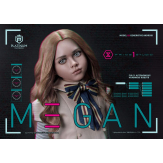 Prime 1 Studio - M3GAN - Megan Bonus Ver. Platino Masterline Serie 1/3