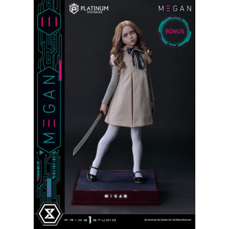 Prime 1 Studio - M3GAN - Megan Bonus Ver. Platino Masterline Serie 1/3