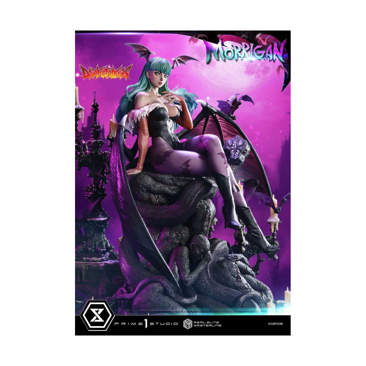 Prime 1 Studio - Darkstalkers Morrigan Versión Bonificada Real Elite Masterline Series 1/4
