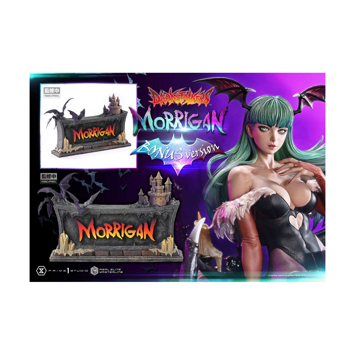 Prime 1 Studio - Darkstalkers Morrigan Versión Bonificada Real Elite Masterline Series 1/4