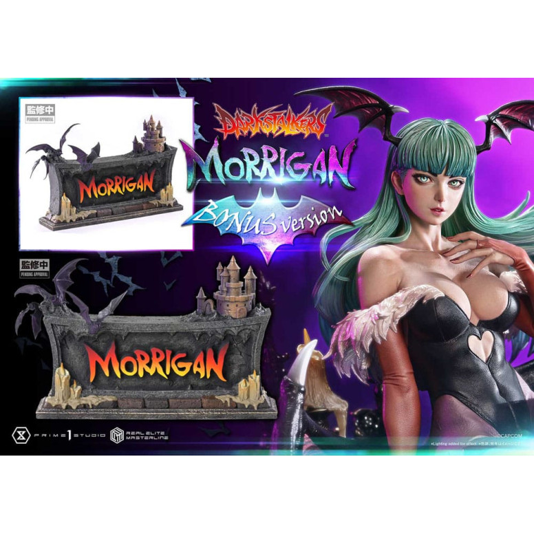 Prime 1 Studio - Darkstalkers Morrigan Versión Bonificada Real Elite Masterline Series 1/4