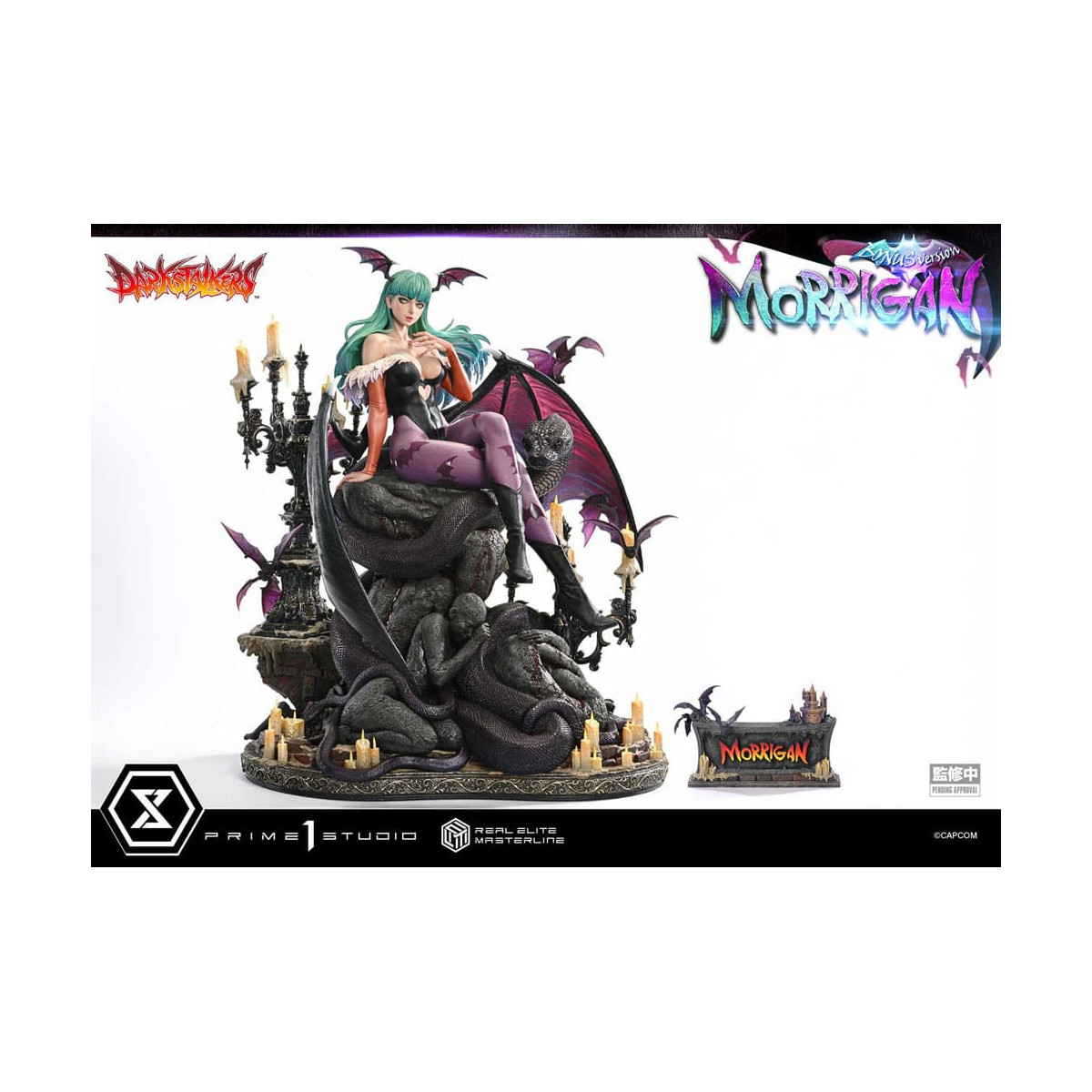 Prime 1 Studio - Darkstalkers Morrigan Versión Bonificada Real Elite Masterline Series 1/4