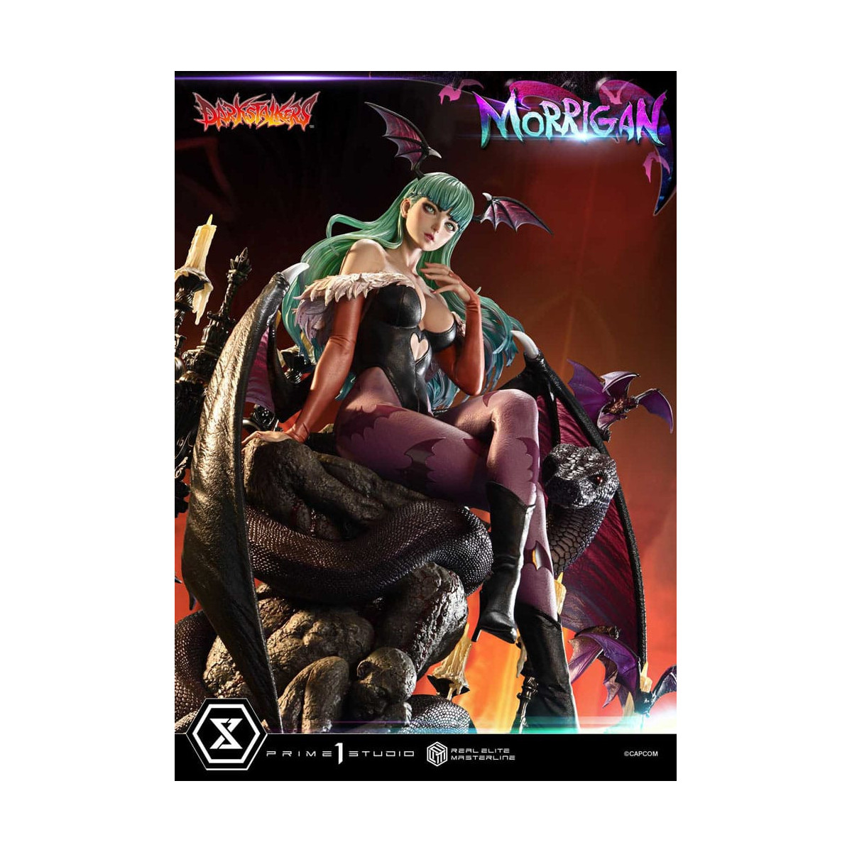 Prime 1 Studio - Darkstalkers Morrigan Versión Bonificada Real Elite Masterline Series 1/4