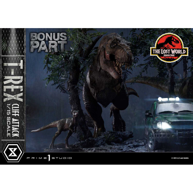 Prime 1 Studio - Jurassic Park el Mundo Perdido - Cliff Attack Bonus Version Legacy Museum Collection 1/15