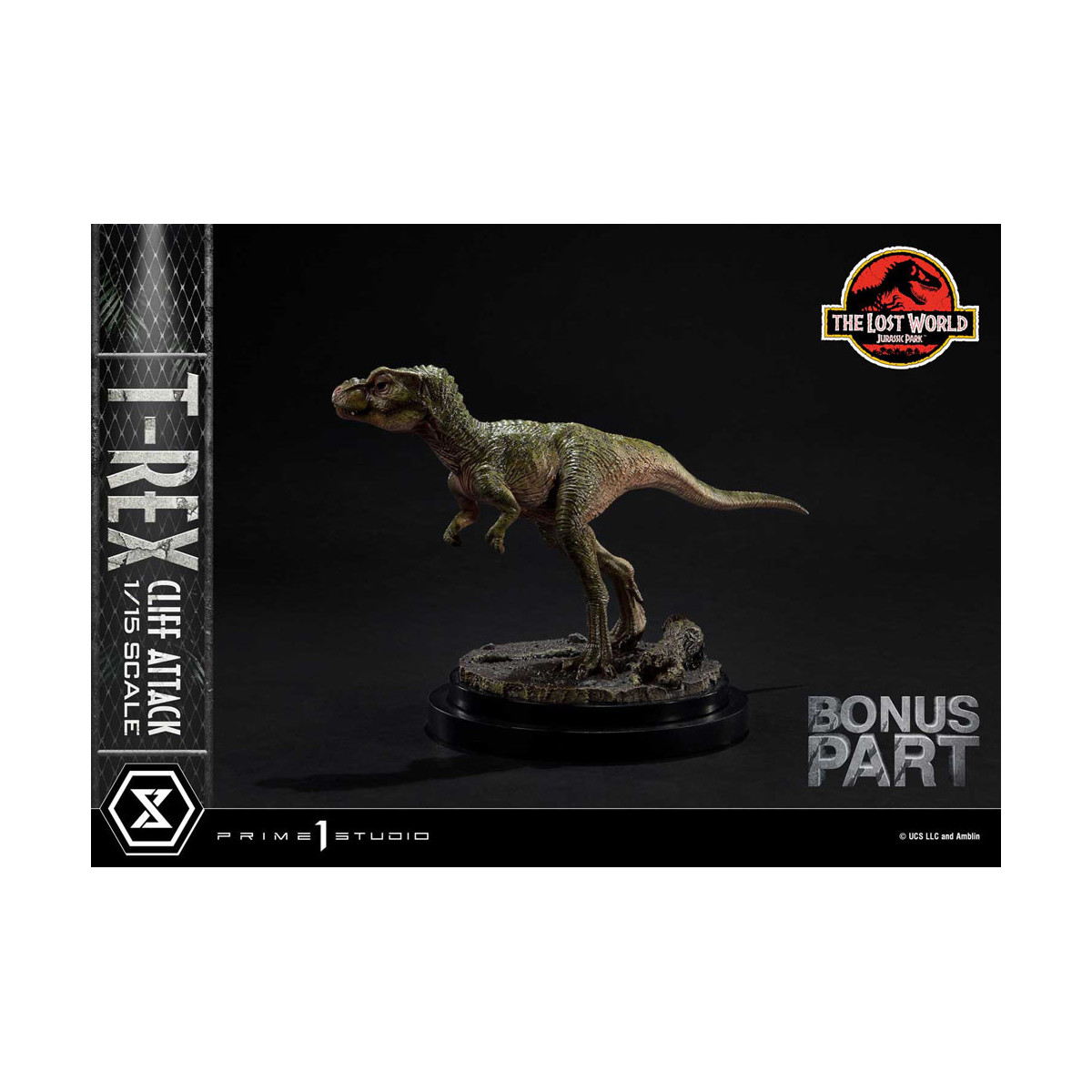 Prime 1 Studio - Jurassic Park el Mundo Perdido - Cliff Attack Bonus Version Legacy Museum Collection 1/15