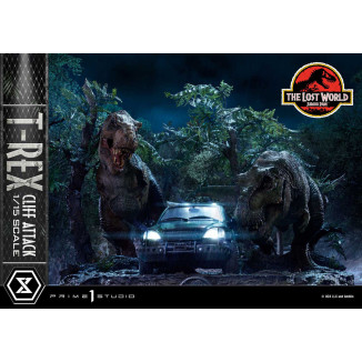 Prime 1 Studio - Jurassic Park el Mundo Perdido - Cliff Attack Bonus Version Legacy Museum Collection 1/15