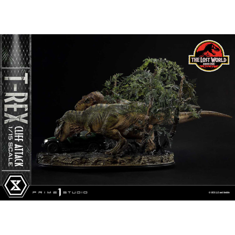 Prime 1 Studio - Jurassic Park el Mundo Perdido - Cliff Attack Bonus Version Legacy Museum Collection 1/15