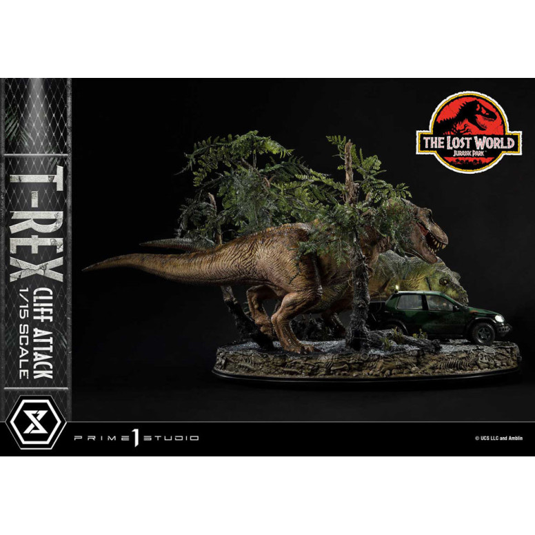 Prime 1 Studio - Jurassic Park el Mundo Perdido - Cliff Attack Bonus Version Legacy Museum Collection 1/15