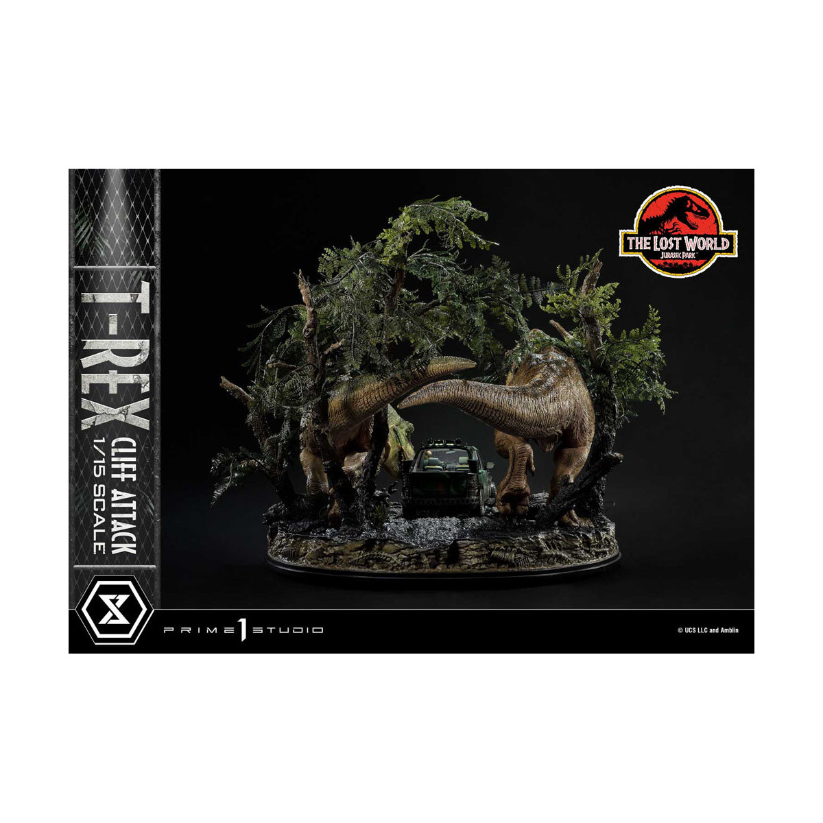 Prime 1 Studio - Jurassic Park el Mundo Perdido - Cliff Attack Bonus Version Legacy Museum Collection 1/15
