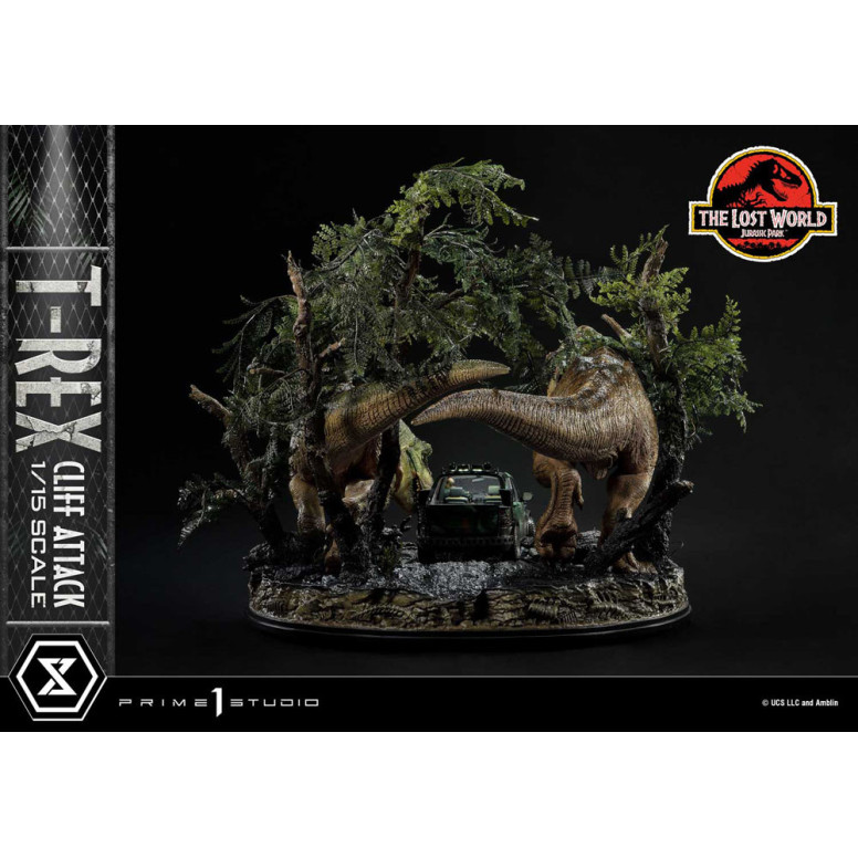 Prime 1 Studio - Jurassic Park el Mundo Perdido - Cliff Attack Bonus Version Legacy Museum Collection 1/15