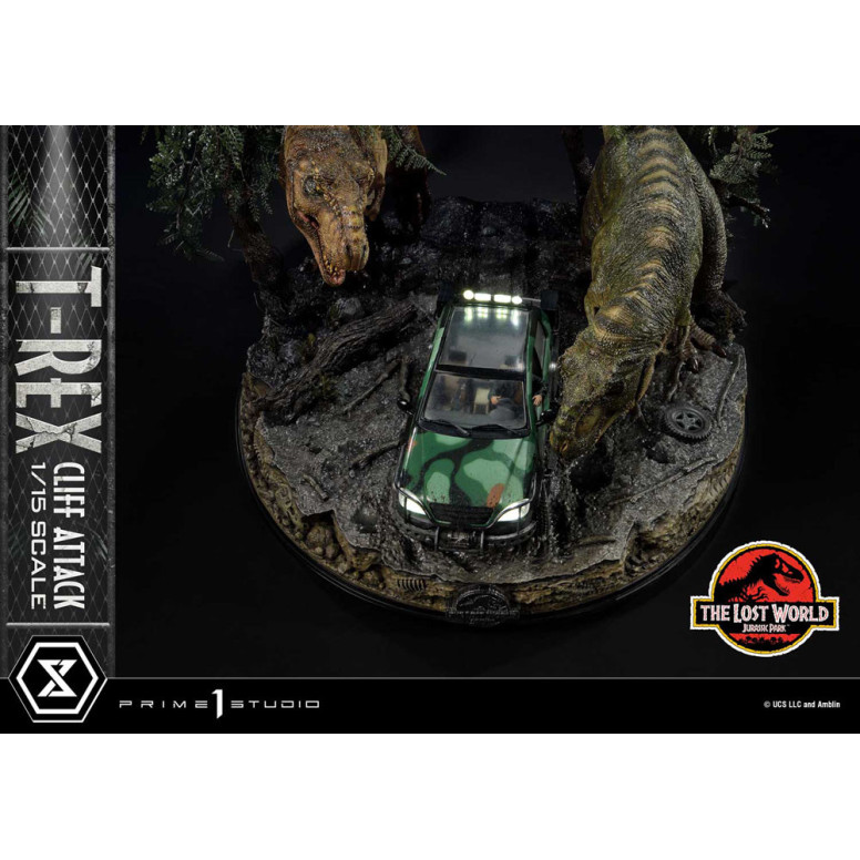 Prime 1 Studio - Jurassic Park el Mundo Perdido - Cliff Attack Bonus Version Legacy Museum Collection 1/15