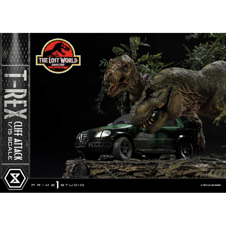 Prime 1 Studio - Jurassic Park el Mundo Perdido - Cliff Attack Bonus Version Legacy Museum Collection 1/15
