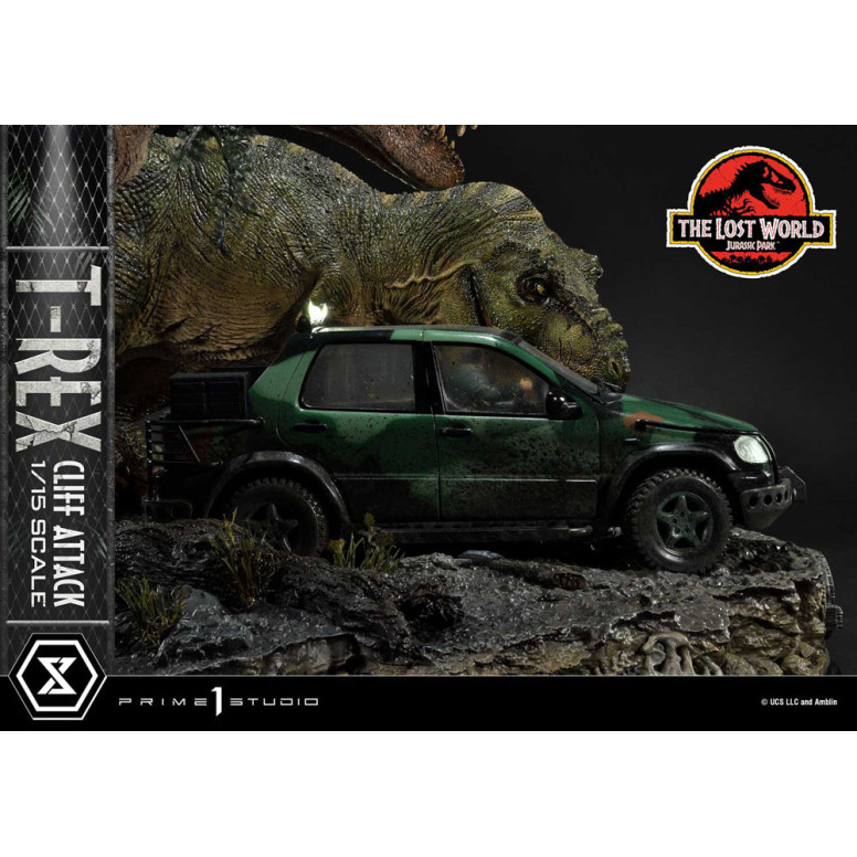 Prime 1 Studio - Jurassic Park el Mundo Perdido - Cliff Attack Bonus Version Legacy Museum Collection 1/15