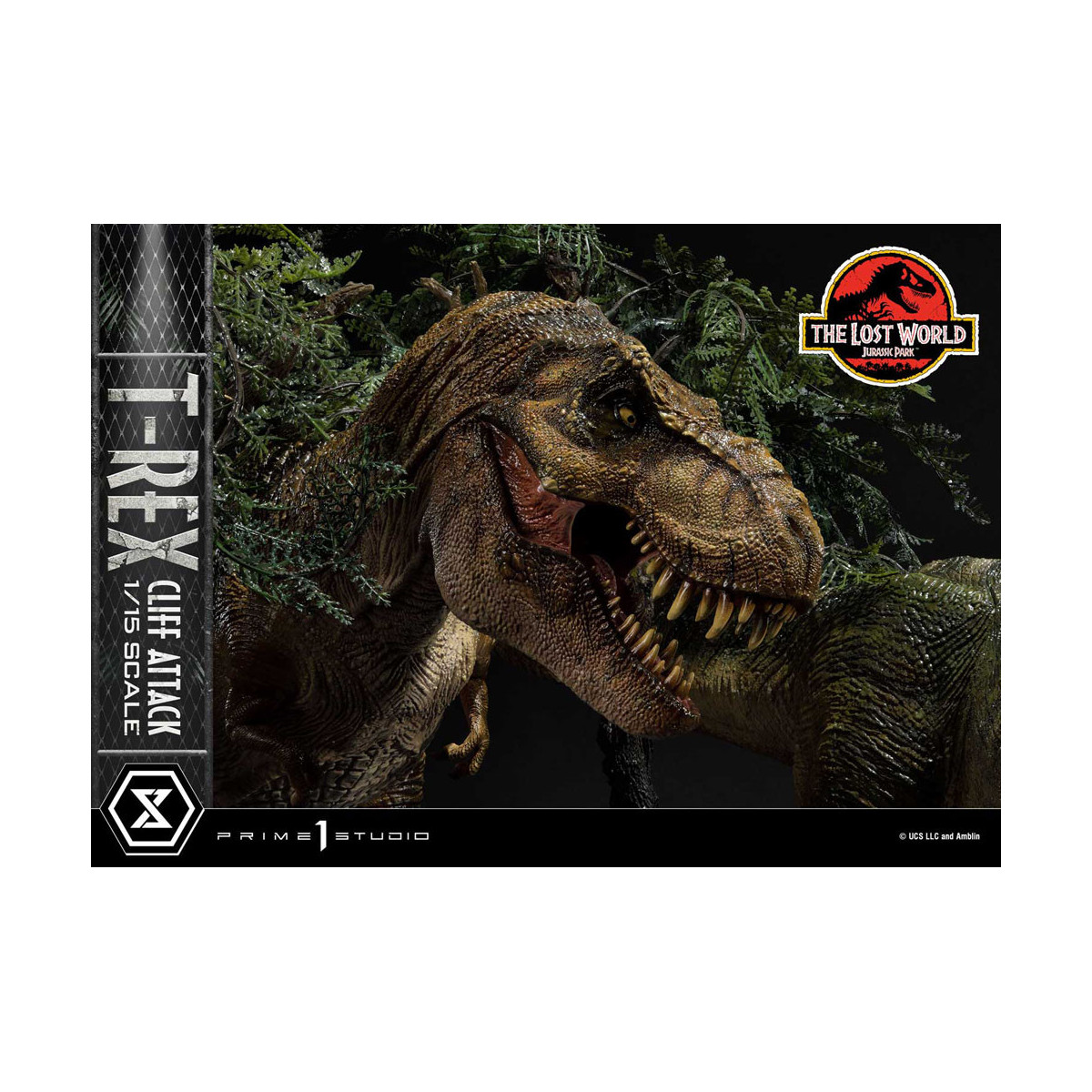 Prime 1 Studio - Jurassic Park el Mundo Perdido - Cliff Attack Bonus Version Legacy Museum Collection 1/15