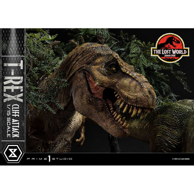 Prime 1 Studio - Jurassic Park el Mundo Perdido - Cliff Attack Bonus Version Legacy Museum Collection 1/15