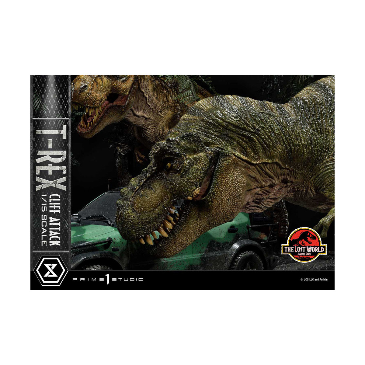 Prime 1 Studio - Jurassic Park el Mundo Perdido - Cliff Attack Bonus Version Legacy Museum Collection 1/15