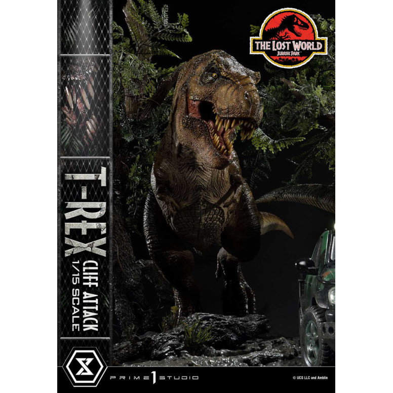 Prime 1 Studio - Jurassic Park el Mundo Perdido - Cliff Attack Bonus Version Legacy Museum Collection 1/15