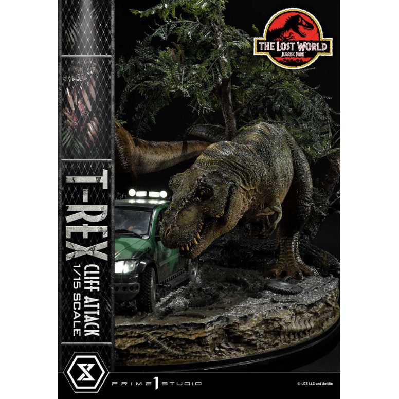 Prime 1 Studio - Jurassic Park el Mundo Perdido - Cliff Attack Bonus Version Legacy Museum Collection 1/15