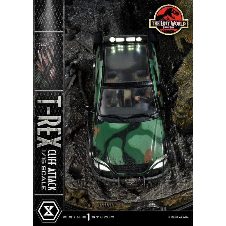 Prime 1 Studio - Jurassic Park el Mundo Perdido - Cliff Attack Bonus Version Legacy Museum Collection 1/15