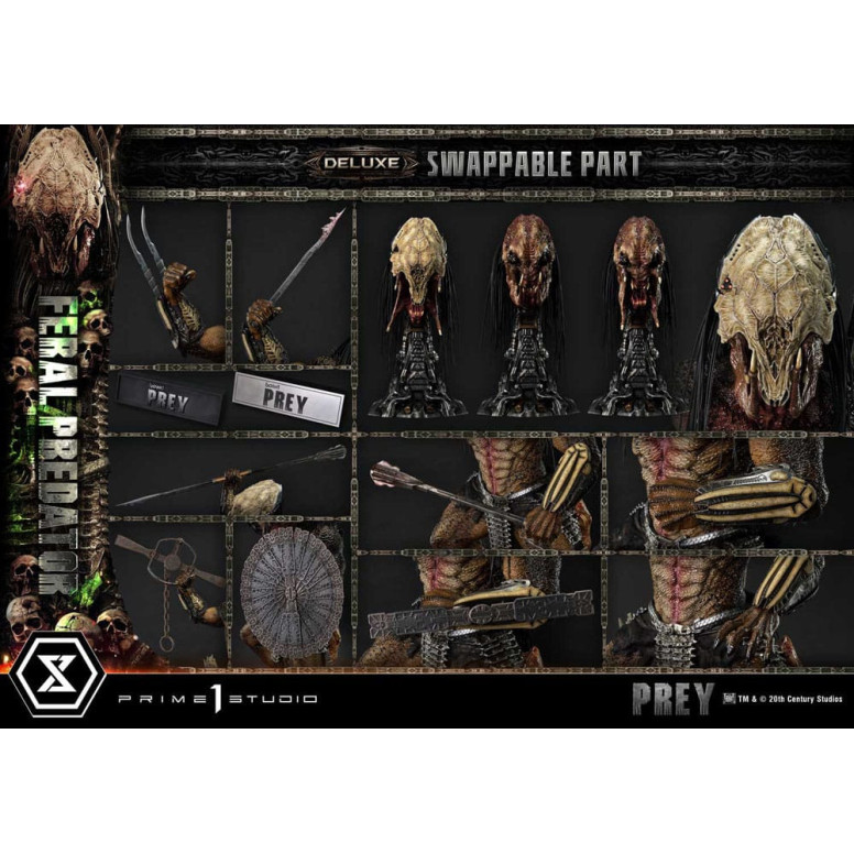 Prime 1 Studio - Prey - Feral Predator Deluxe Bonus Version Museum Masterline Series 1/3