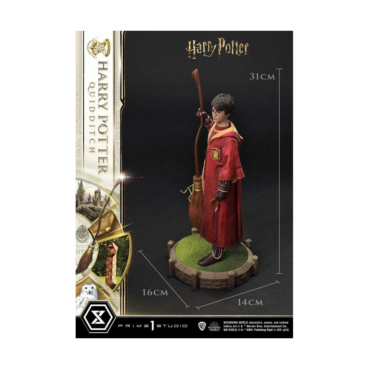 Prime 1 Studio Harry Potter - Prime Collectibles 1/6 Harry Potter Edición Quidditch