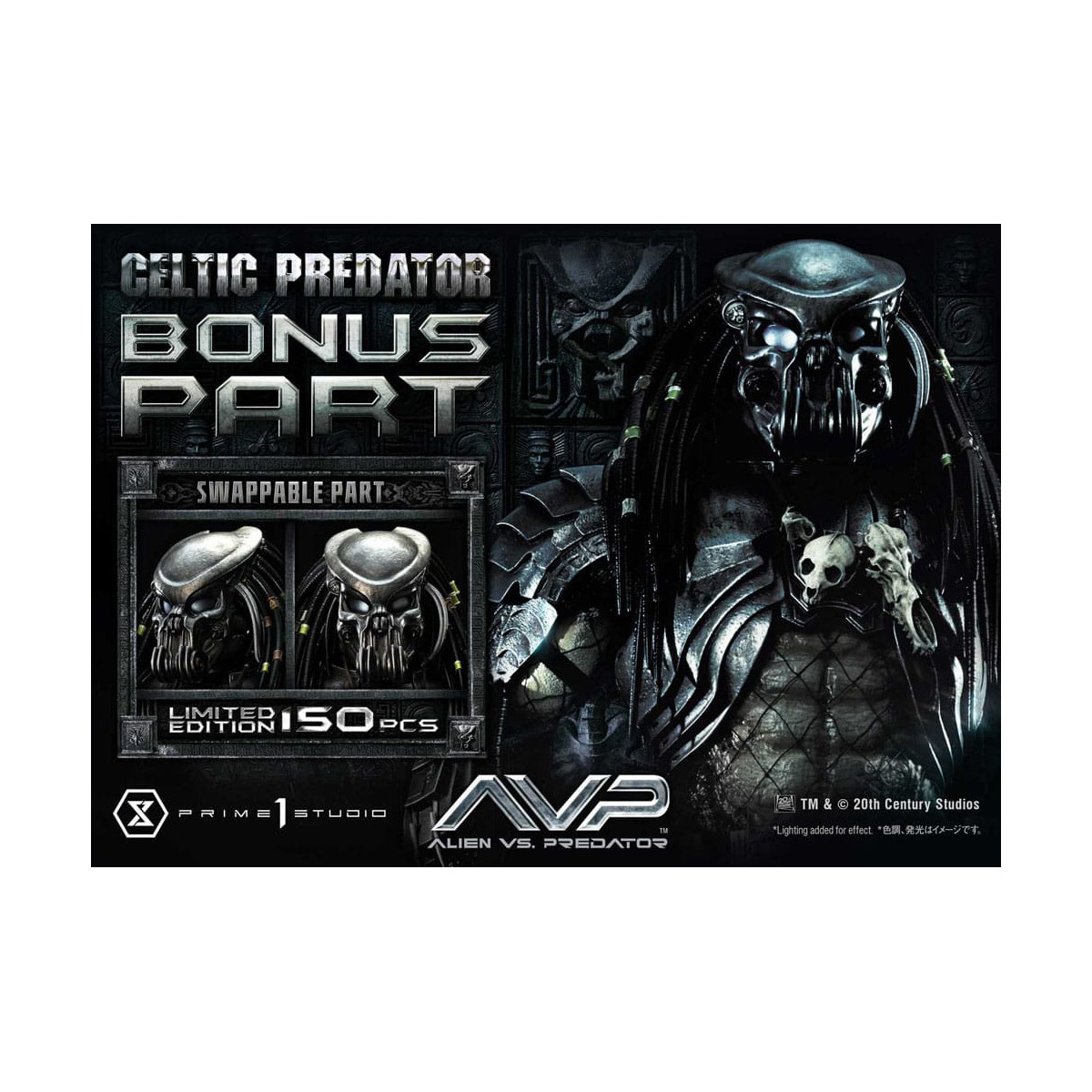 Prime 1 Studio - Alien vs. Predator - Predator Celtic Bonus Ver. Museum Masterline Series 1/3