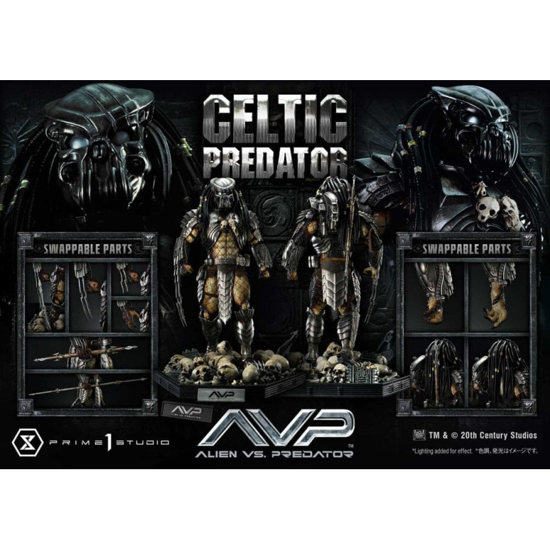 Prime 1 Studio - Alien vs. Predator - Predator Celtic Bonus Ver. Museum Masterline Series 1/3