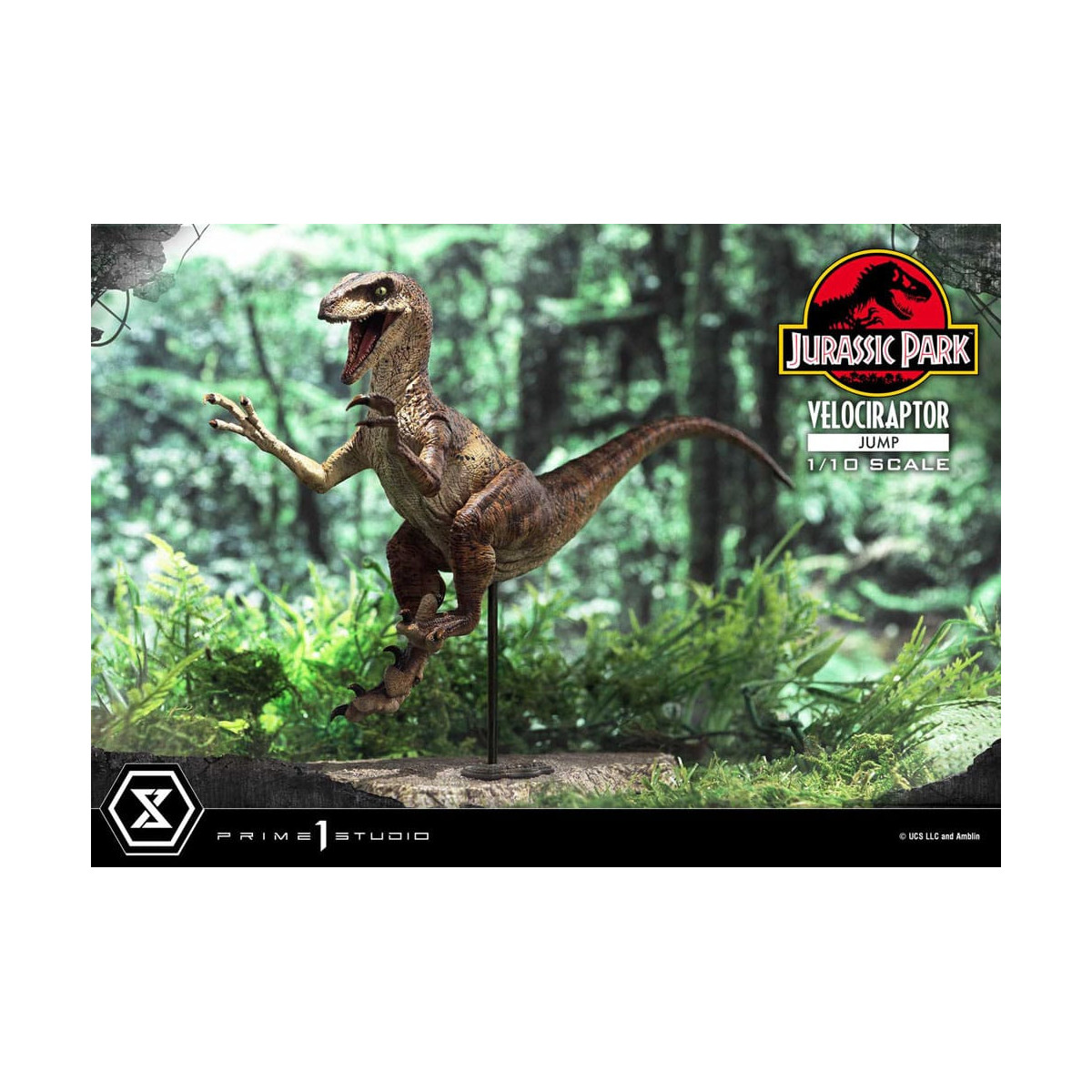Prime 1 Studio - Jurassic Park - Prime Collectibles 1/10 Velociraptor Jump