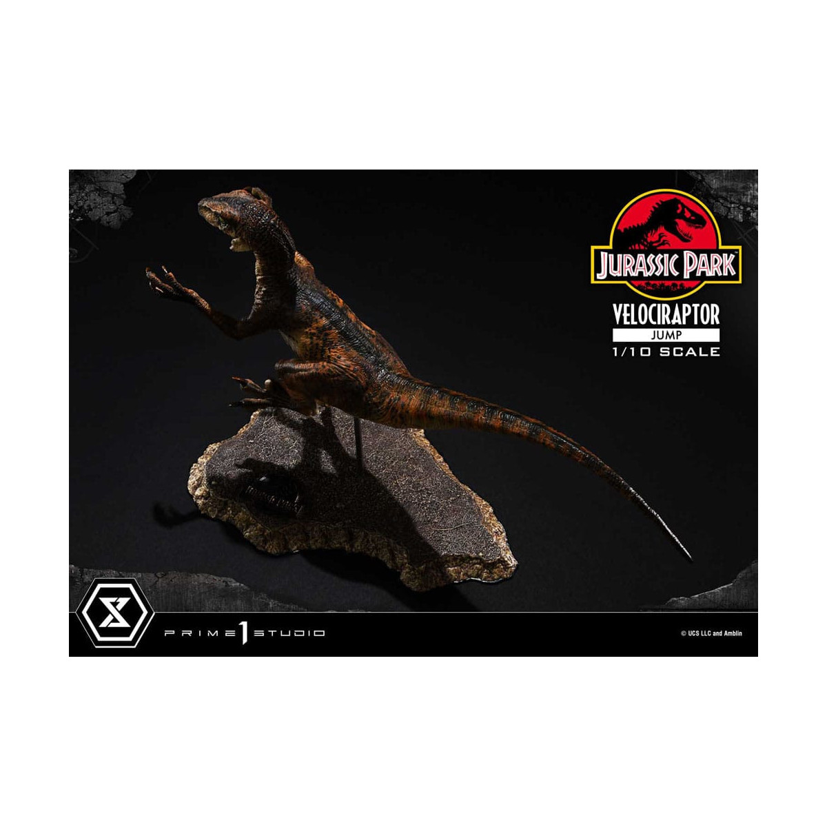 Prime 1 Studio - Jurassic Park - Prime Collectibles 1/10 Velociraptor Jump