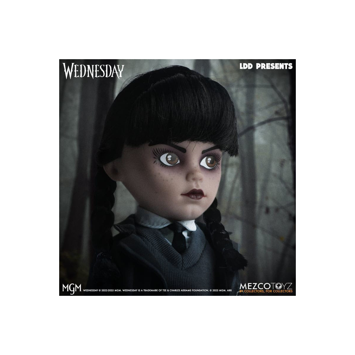 Mezco Living Dead Dolls - Uniforme de la Academia Addams Nevermore - Miércoles