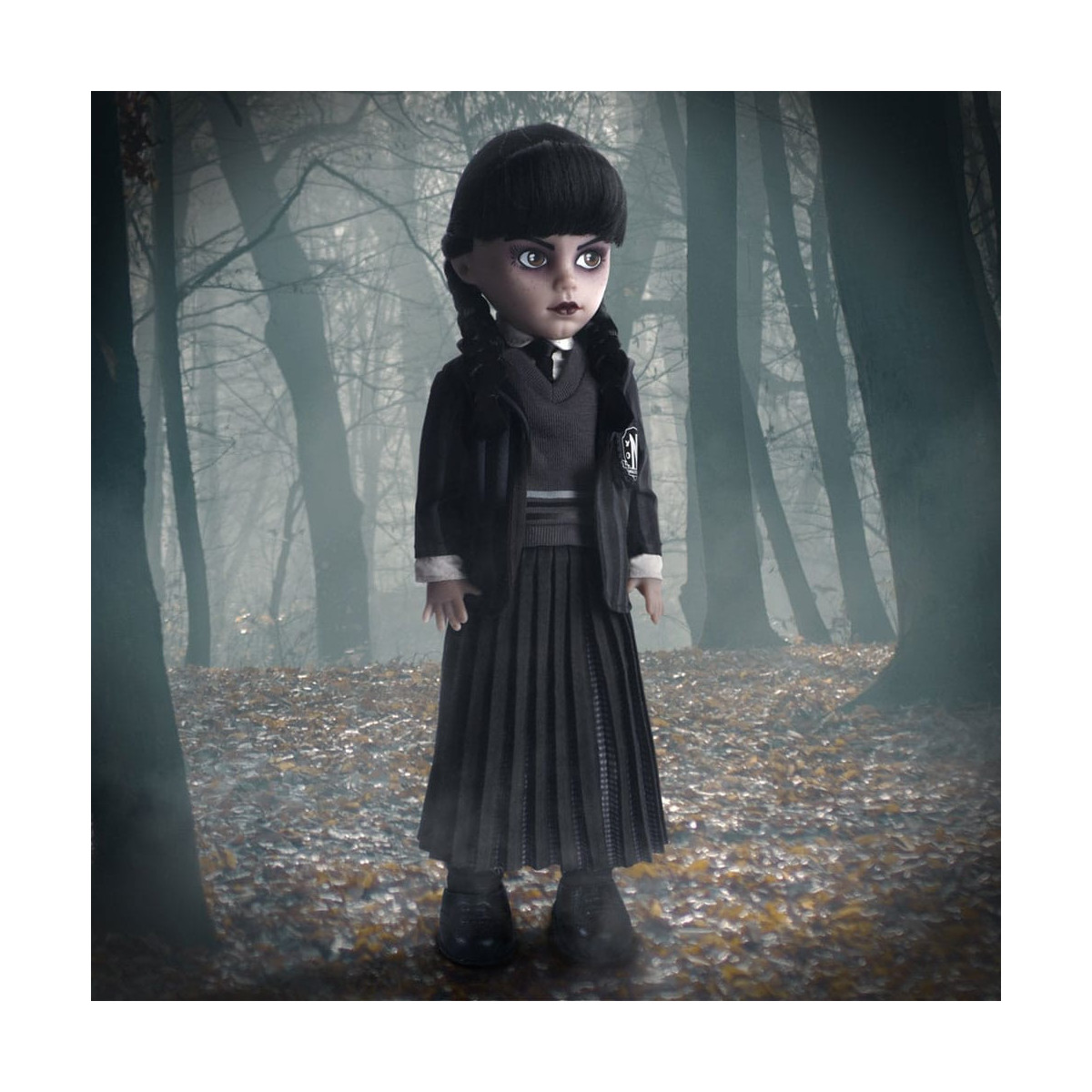 Mezco Living Dead Dolls - Uniforme de la Academia Addams Nevermore - Miércoles