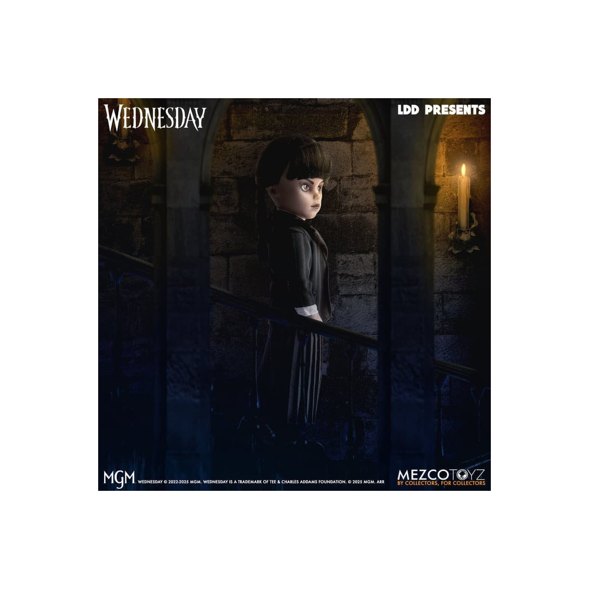 Mezco Living Dead Dolls - Uniforme de la Academia Addams Nevermore - Miércoles