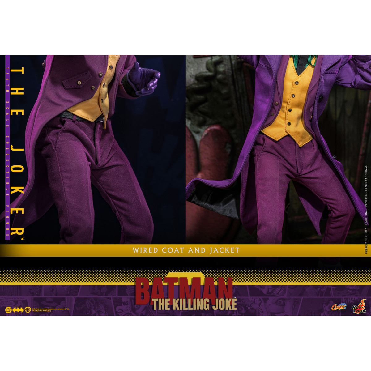 Hot Toys DC Comics - THE JOKER (The Killing Joke) Obra Maestra del Cómic 1/6 - Batman