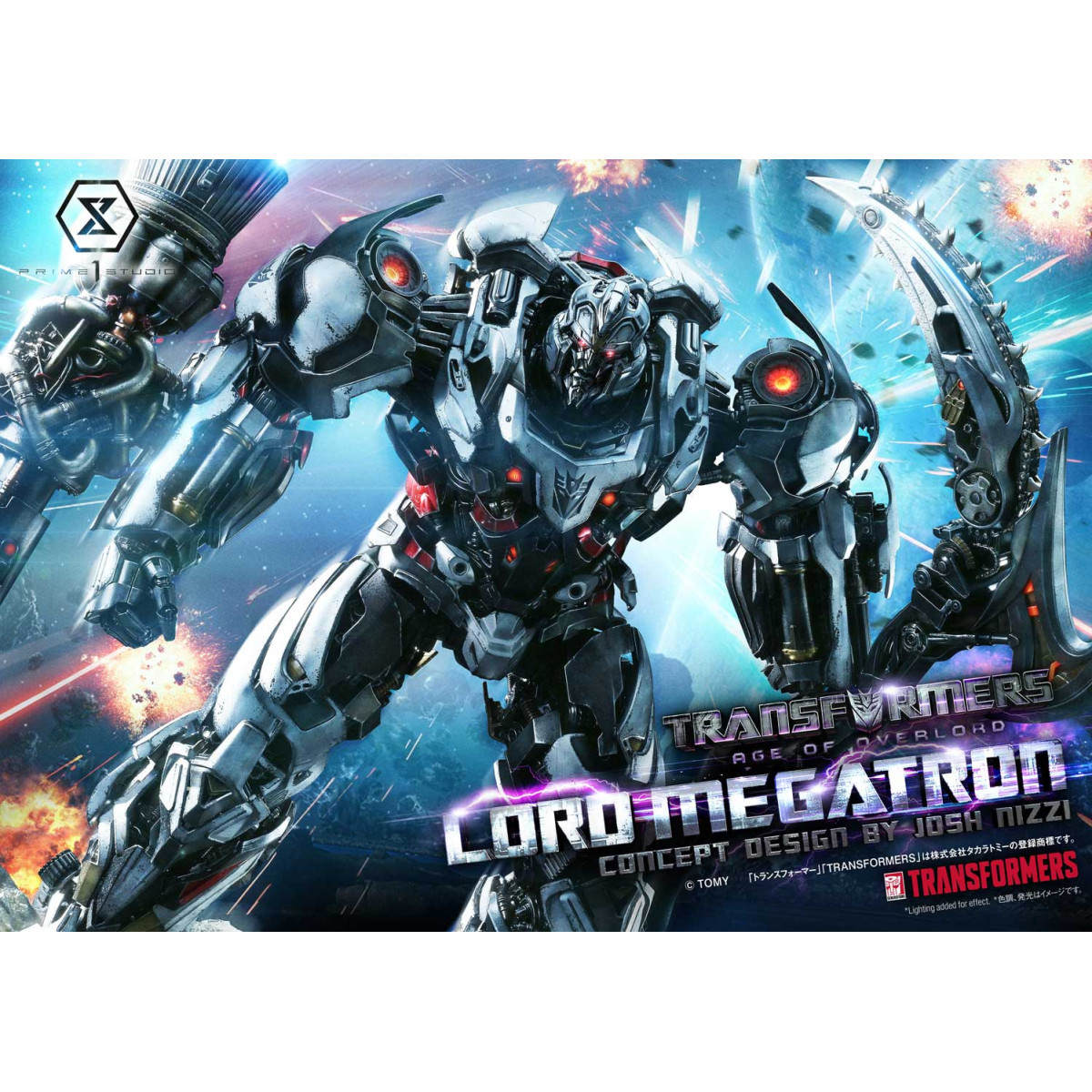 Prime 1 Studio - Megatron Overlord Bonus Version - Transformers Age of Overlord