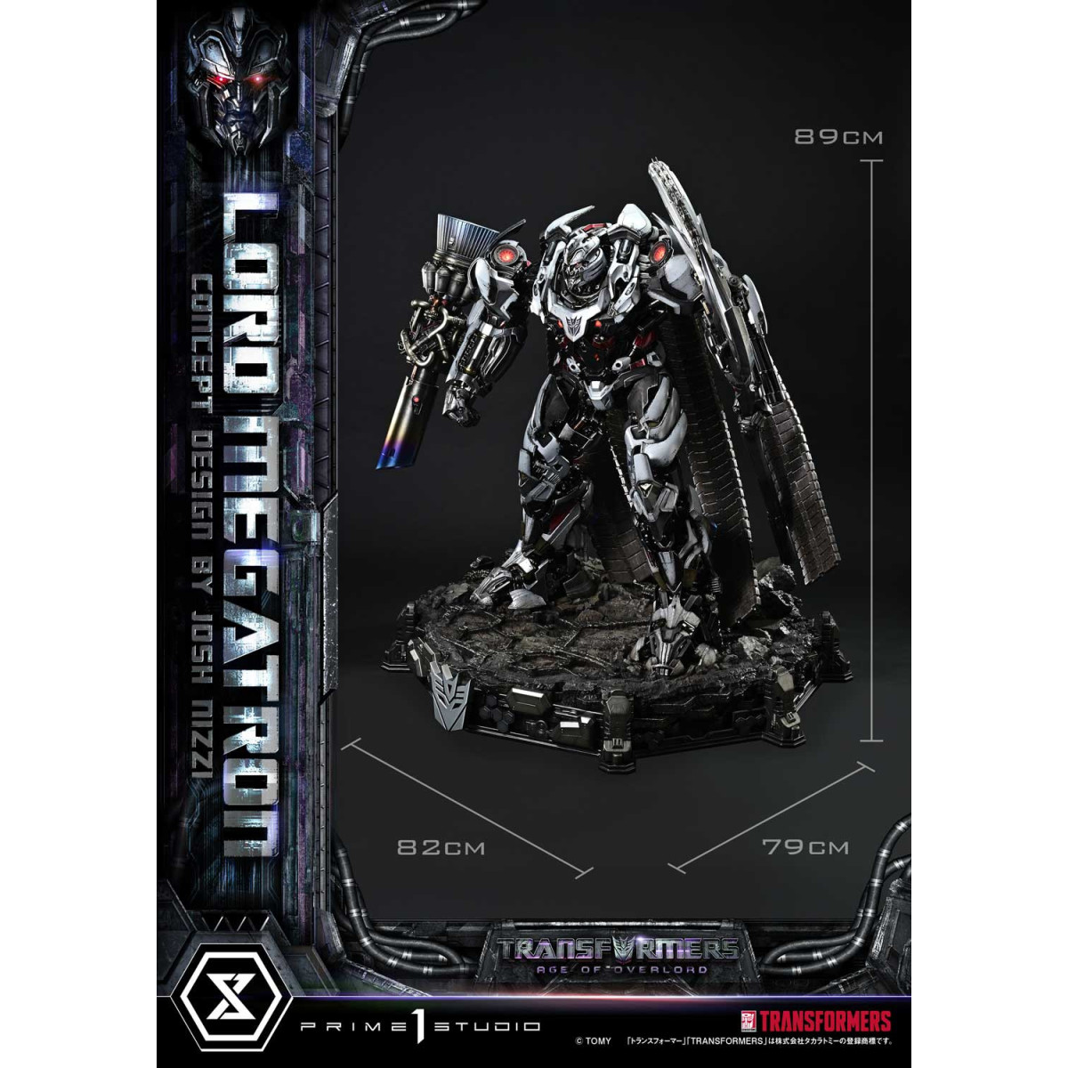 Prime 1 Studio - Megatron Overlord Bonus Version - Transformers Age of Overlord