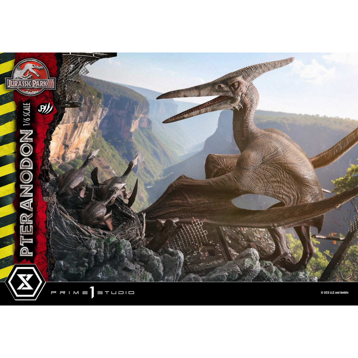Prime 1 Studio - Jurassic Park III - Pteranodon Legacy Museum Collection 1/6