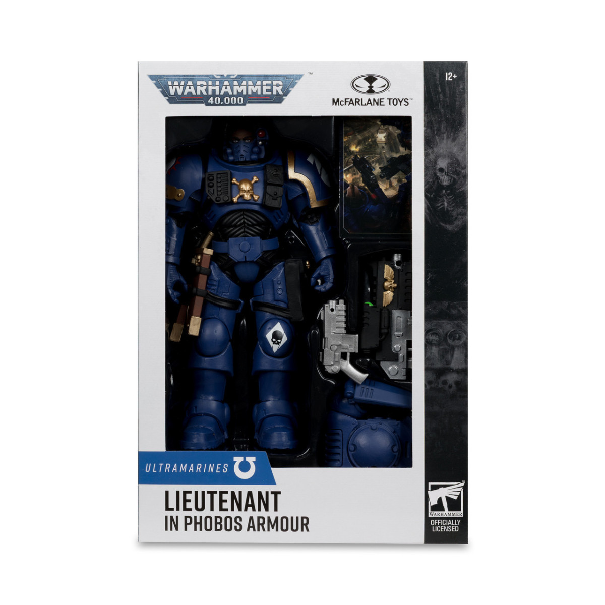 Mc Farlane - Ultramarines Teniente con armadura de Fobos - Warhammer 40K