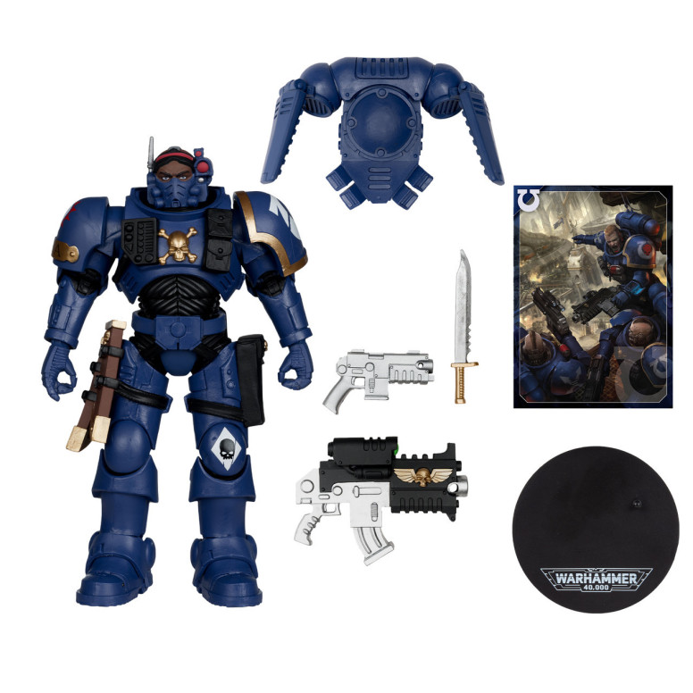 Mc Farlane - Ultramarines Teniente con armadura de Fobos - Warhammer 40K