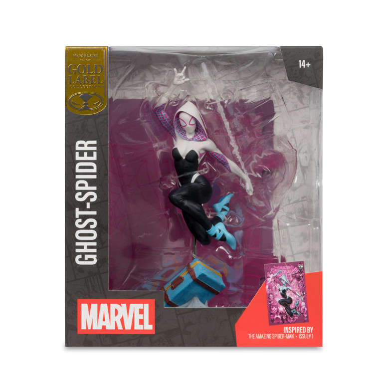 Mc Farlane - Marvel Ghost-Spider (The Amazing Spider-Man 1) estatuilla 1/10 Gold Label