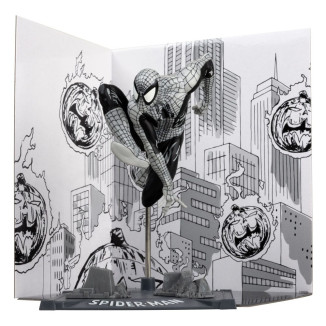 Mc Farlane - Marvel Line Art - Estatuilla Spider-Man 6 1/10 Gold Label