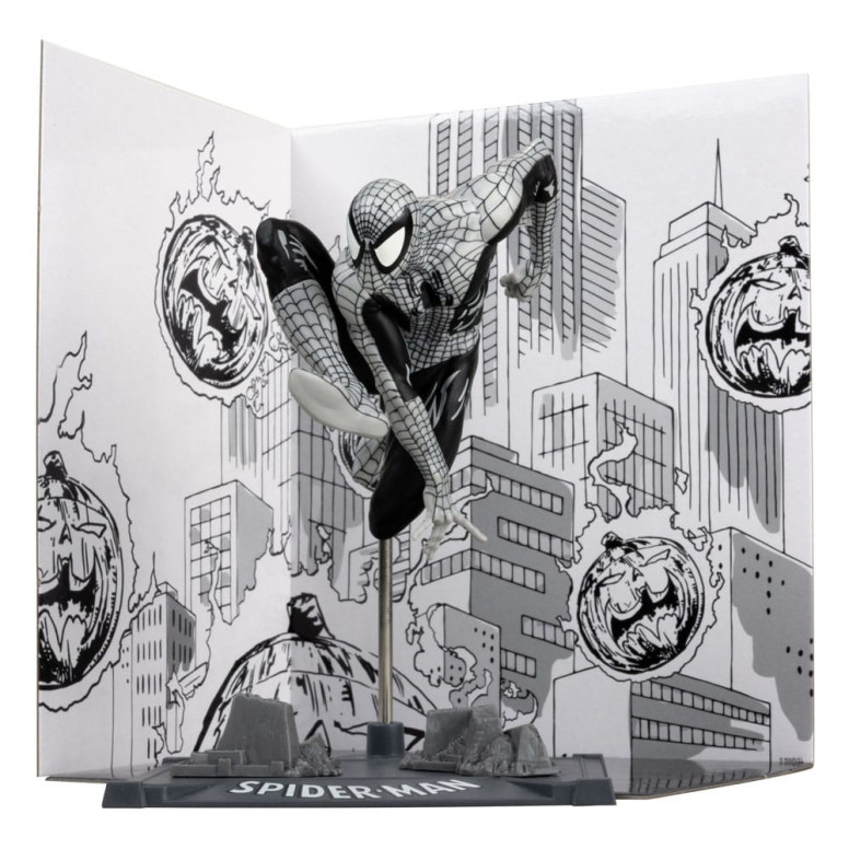 Mc Farlane - Marvel Line Art - Estatuilla Spider-Man 6 1/10 Gold Label