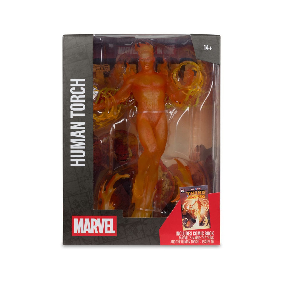 Mc Farlane Marvel La Cosa y La Antorcha Humana - Antorcha Humana (Marvel 2 en 1 10) 1/6