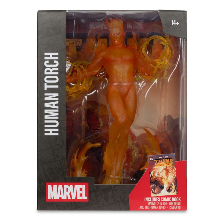 Mc Farlane Marvel La Cosa y La Antorcha Humana - Antorcha Humana (Marvel 2 en 1 10) 1/6