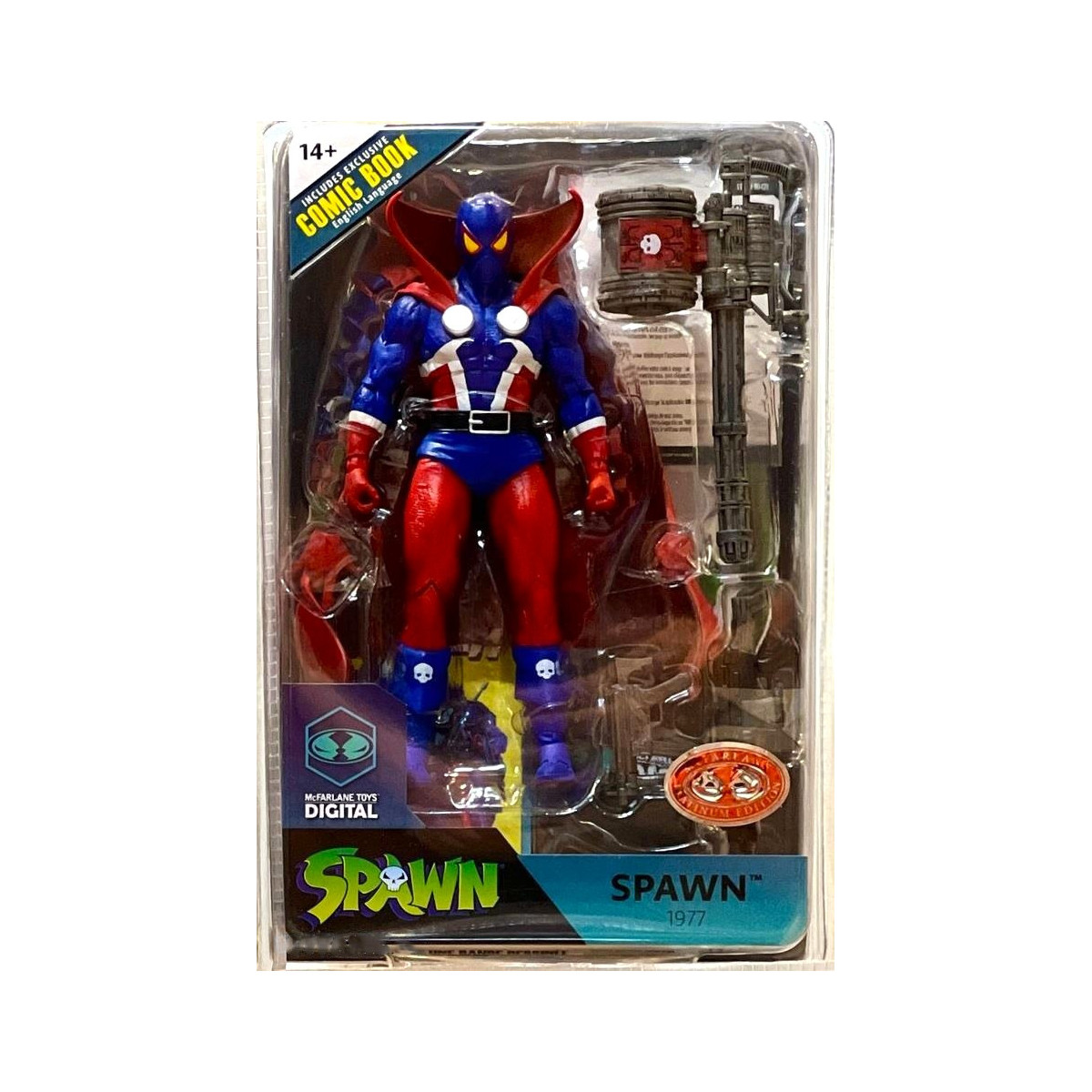 McFarlane Toys Digital - Spawn 1977 - Edición Platino Roja