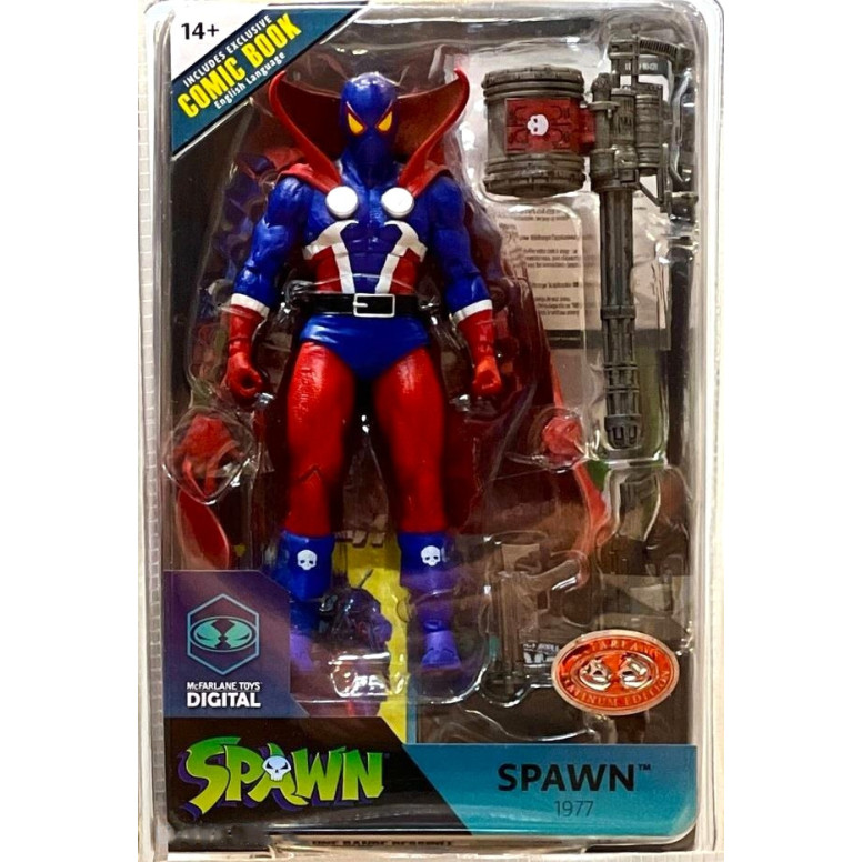 McFarlane Toys Digital - Spawn 1977 - Edición Platino Roja