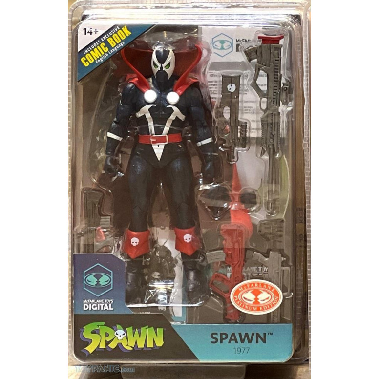 McFarlane Toys Digital - Spawn 1977 Variant - Edición Platino Roja