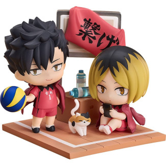 ¡GoodSmile - Qset Tetsuro Kuroo & Kenma Kozume - Pack 2 figuras HAIKYUU ! A LA CIMA
